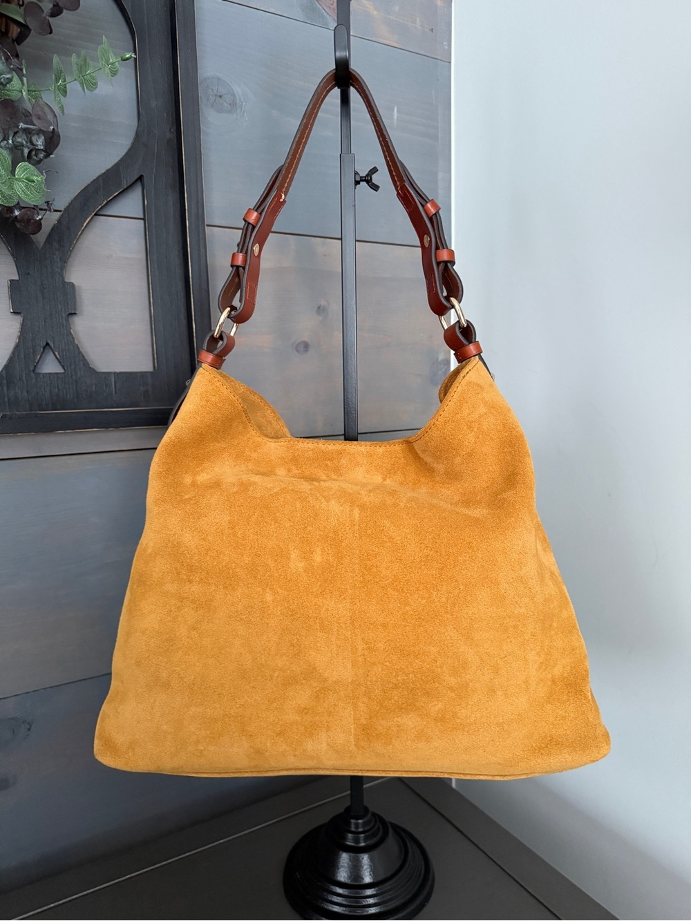 Dooney & Bourke Suede Cooper Hobo - Picture 2 of 11